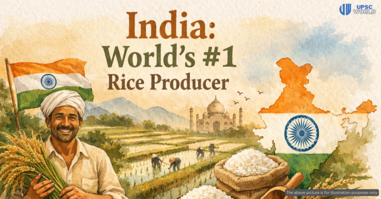 India became World’s Largest Rice Producer